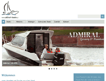 Tablet Screenshot of adlhart-boote.at